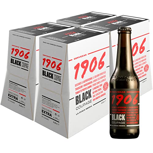 Cerveza 1906 Black Coupage - Paquete de 24 x 330 ml - Total: 7920 ml Cover