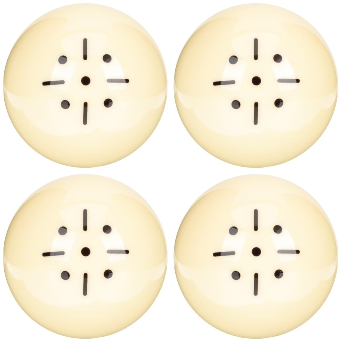 VANZACK 4pcs billiard training ball snooker cue stick swimming pool for home snooker table custom billiard balls billiard prop resin pool q billiard ball for training resin cue ball large