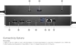 Dell WD19 180W Docking Station (with 130W Power Delivery) USB-C, HDMI, Dual DisplayPort - (Black) (KXFHC 0KXFHC 210-ARIQ) (Renewed)