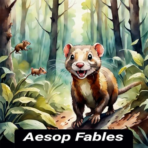 The Mice and the Weasels - Aesop Fables - Kids Story Short Stories for Children and Adults Podcast Por capa