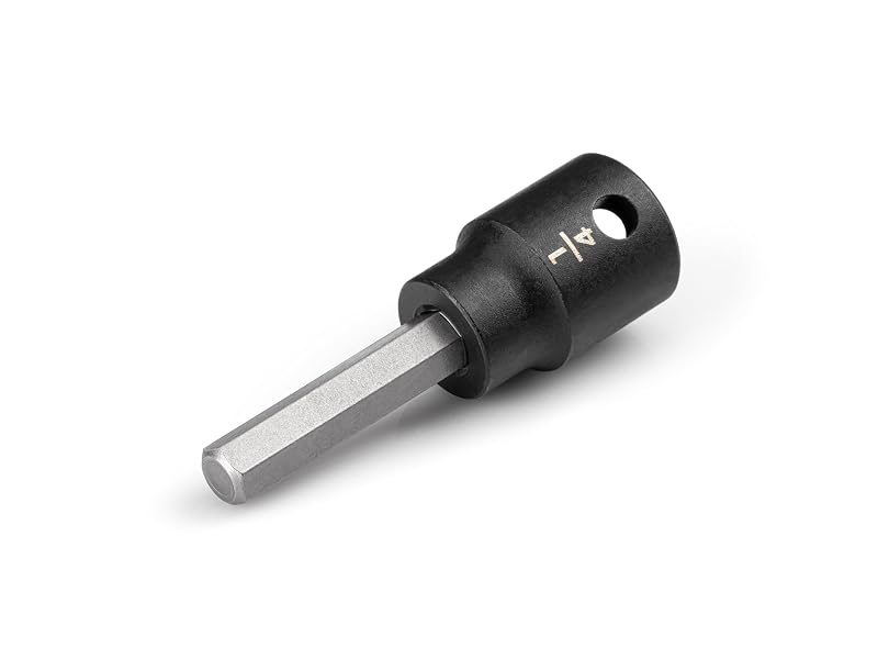 Soquete de Impacto com Ponta Hexagonal TEKTON, Encaixe de 9,5 mm (3/8 pol.) x 6,35 mm (1/4 pol.), SIB12206