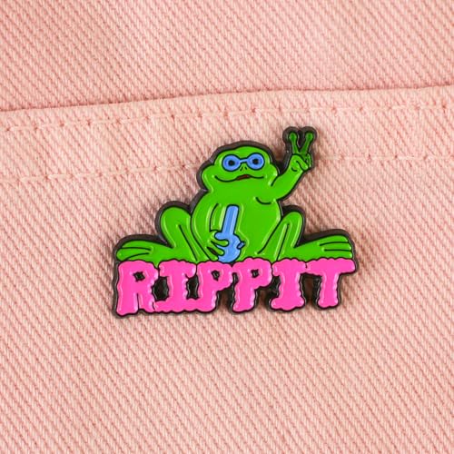 Stoner Frog Meme Enamel Pin, Funny Frog With Peace Sign Brooch Pin, Gift For Weed Lover Cannabis Addict 420 Smoker, Marijuana Lapel Badge, Cannabis Humor Brooches, Funny Stoner Decorative Jewelry Accessories3
