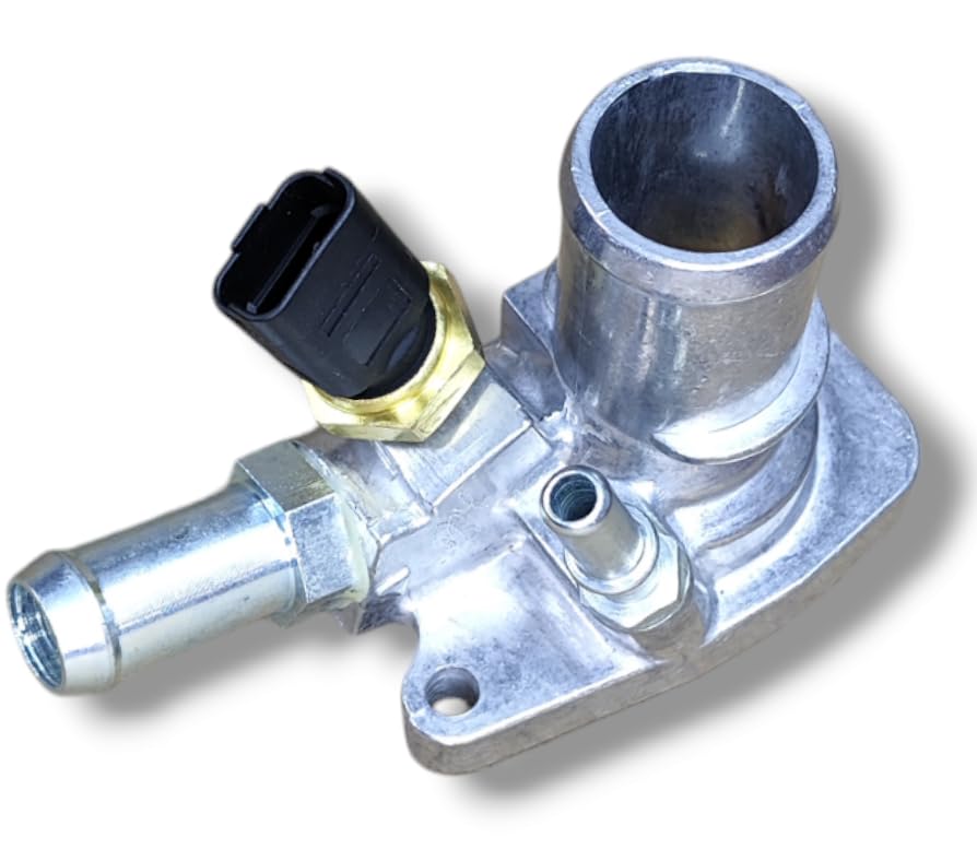 PAANJO Thermostat Water Body Elbow for Fiat Linea/Punto Petrol 4 PIN Switch (OEM Ref Part No:55202176)-image-31