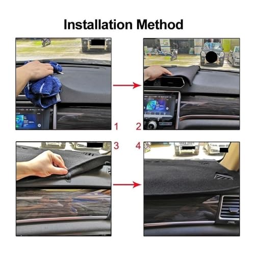 Funda de salpicadero de coche Volvo XC90 cojín protector antideslumbrante 6