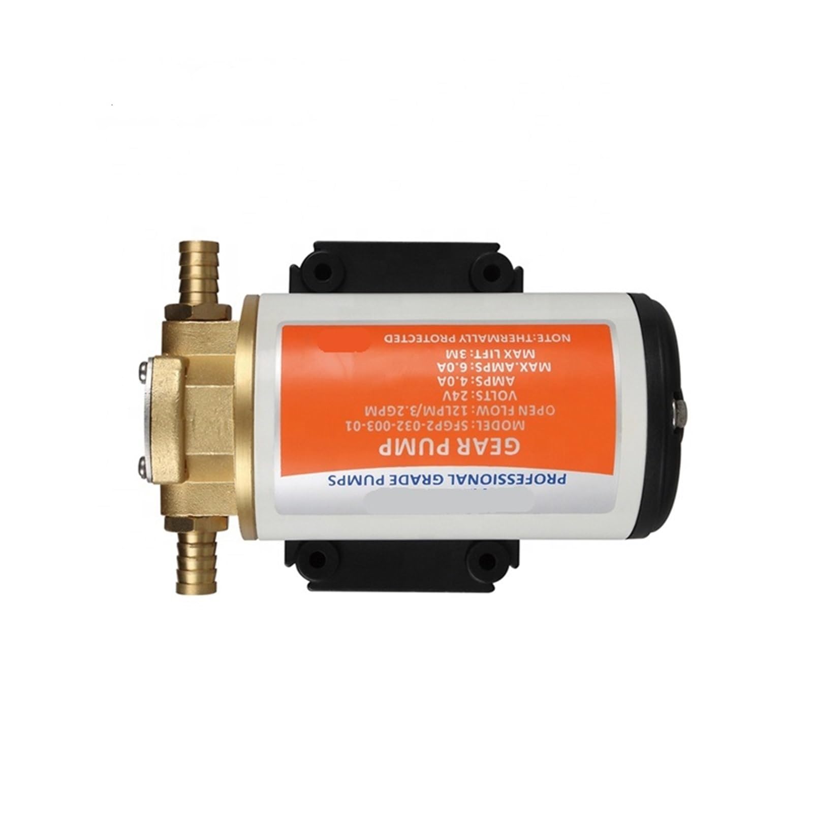 Pompa zębata do przenoszenia oleju 12LPM 12v 24v Dc 3,0m pionowy obieg podnoszenia dla rolnictwa morskiego Rv Przemysłowy(48_FUEL+OIL TRANSFER)