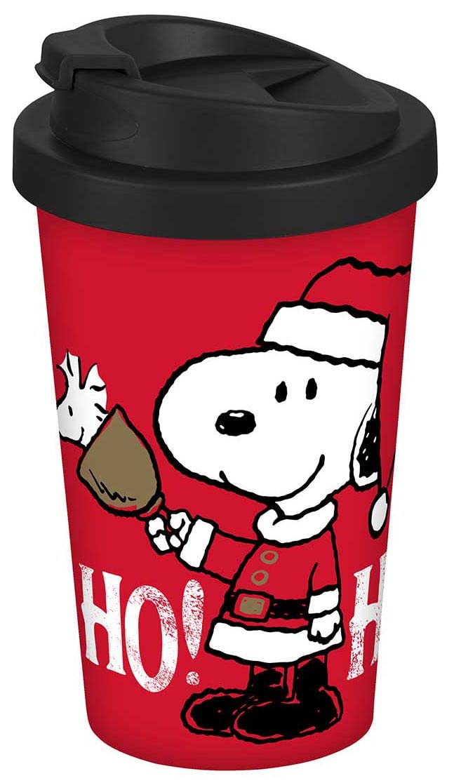 infinite by GEDA LABELS (INFKH) Coffee to Go Mug Peanuts Ho Ho Ho 400 ml