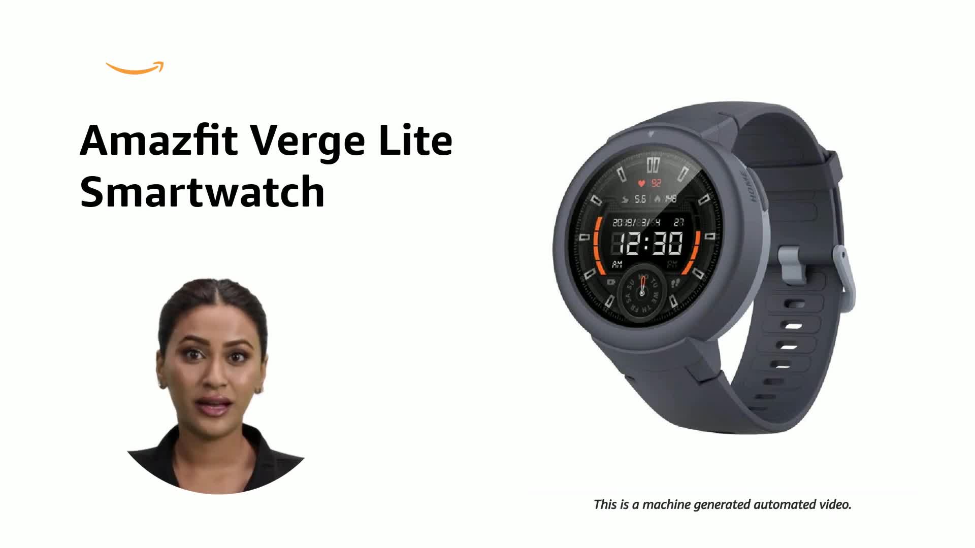mi Amazon.in: Buy HUAMI AMAZFIT Verge Lite Smartwatch (Shark
