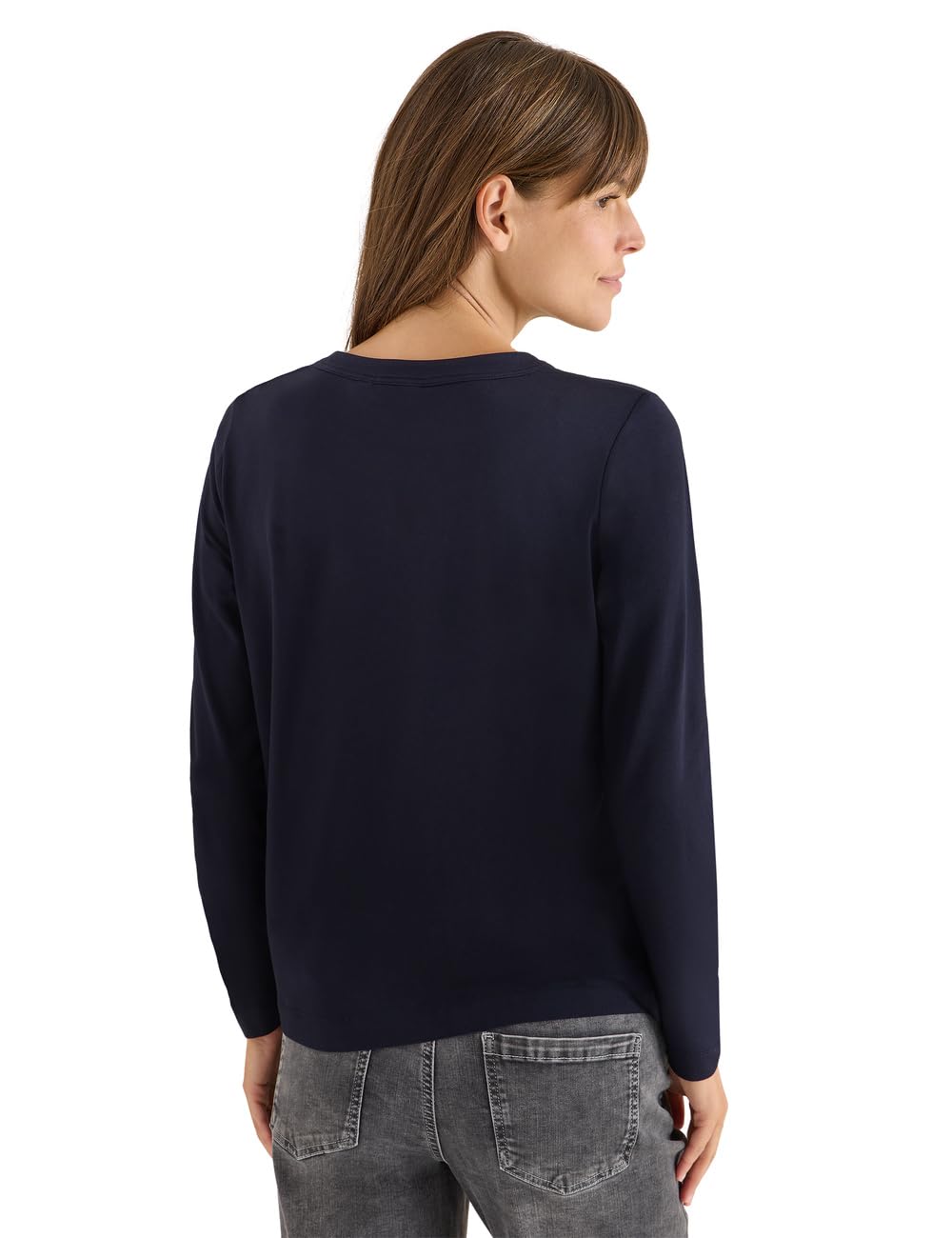 Cecil Damska koszulka w stylu tuniki, Urban Dark Blue, L