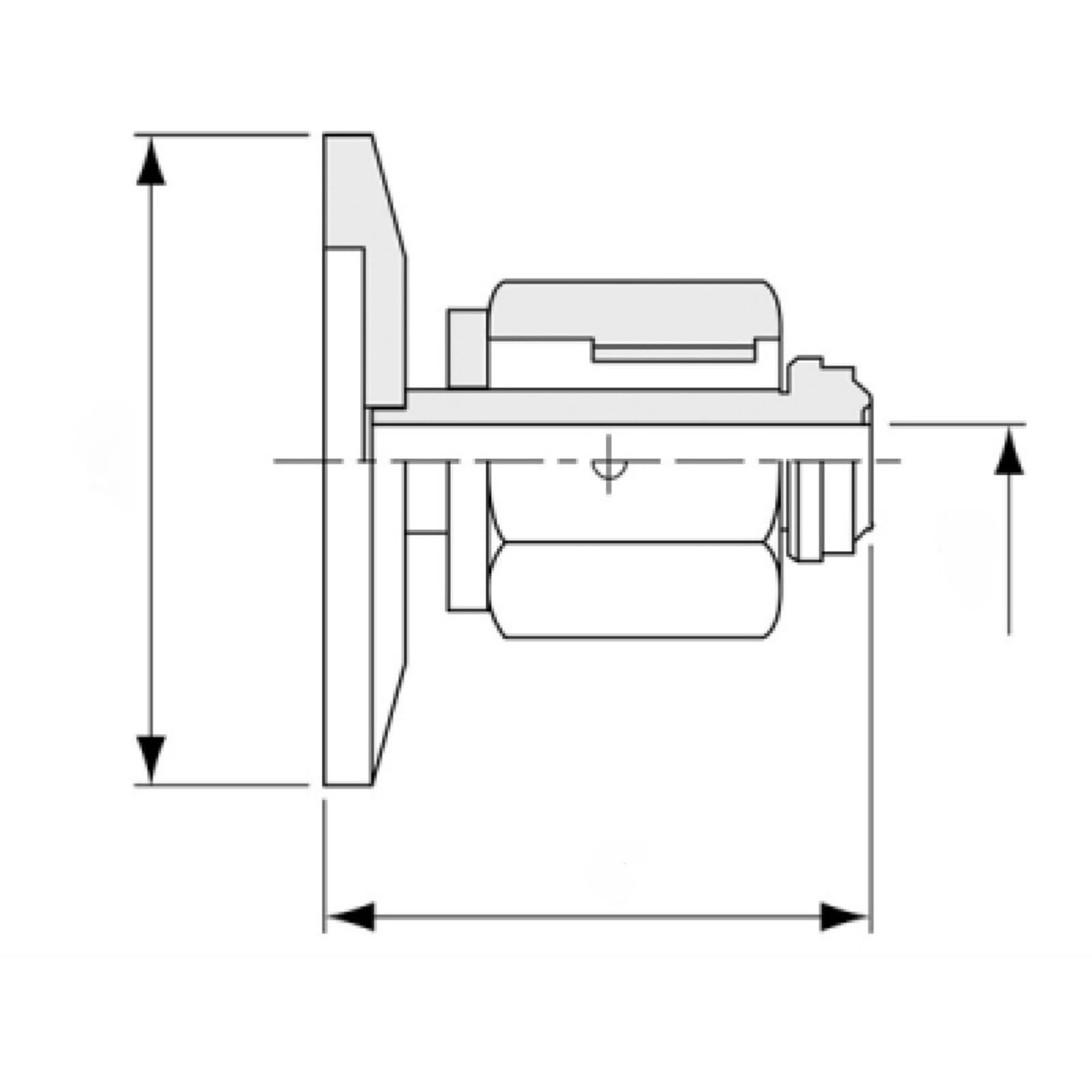 Złącze kołnierzowe, Złącze adaptera męskiego magnetowidu do KF ze stali nierdzewnej podciśnienia, wiele rozmiarów(KF-10 1/4in)