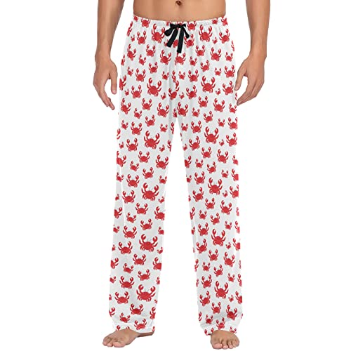 Sloth Devil Plaid Pajama Pants for Men Comfort Sleep Lounge Bottoms Straight-fit with Pockets S-XXL
