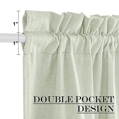 NICETOWN-Door-Curtain-for-Window-Thermal-Insulated-100-Blackout-Linen-Curtains-Decor-French-Door-Shade-for-Home-Office-Living-Room-36W-x-72L-Inch-Light-Green-1-Panel-with-Tieback NICETOWN Door Curtain for Window Thermal Insulated 100 Blackout Linen Curtains Decor French Door Shade for Home Office Living Room 36W x 72L Inch Light Green 1 Panel with Tieback