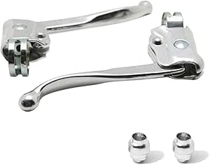 Leva Del Freno Velo Fixie BMX, In Argento, Stile Vintage, Sinistra, Destra, In Alluminio - Foto 4