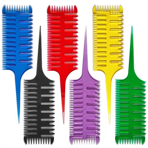Peine profesional 3 en 1 para trenzar y seccionar cabello miniatura 1