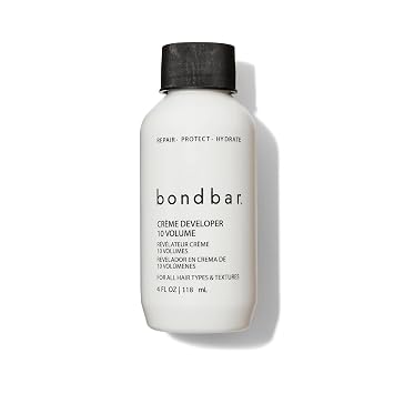 Bondbar 10 Volume Creme Developer, Repairing hair dye for all hair types, CrueltyFree*, ParabenFree, Vegan, 4 Oz
