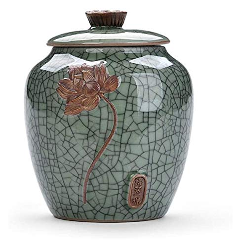 Keramische Tea Jar opslagkruiken tinblikken CanisterTea Coffee Sugar Sets Keramiek, theebus Set, Koffie en blikken, thee… - Image 4