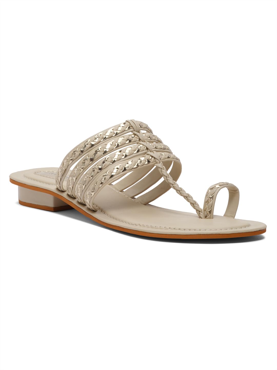 Dhiyara Kolhapuri Flats Stylish, comfortable and versatile designs, combining elegance, durability and modern fashion for all occasions-image-6