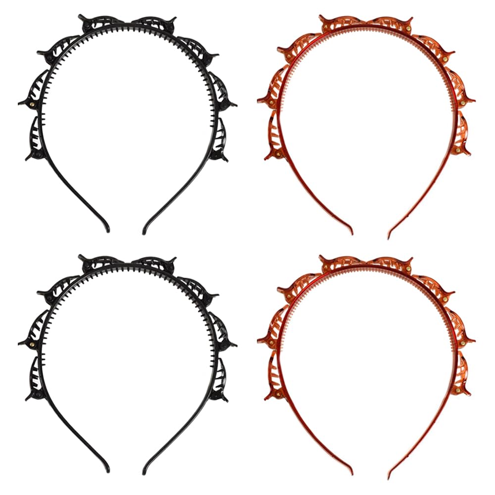 TRKETK 4 Pcs Double Bangs Hairstyle Hairpin
