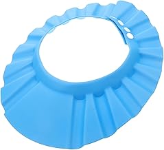 BESPORTBLE Shampoo Shield For Adults Adjustable Shower Cap 30cm Protection Bathing To Eyes Ears Children EVA Waterproof Hair Washing Kids Blue Hat Baby Lightweight Elastic Design Months Years Dark