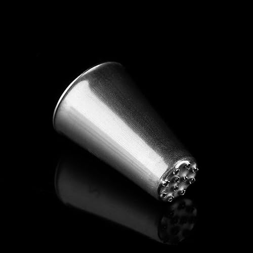 Miniatura 4 de beyonday 3 boquillas de glaseado de crema de hierba, para magdalenas, prácticas puntas de boquilla de tuberías de crema de acero inoxidable,