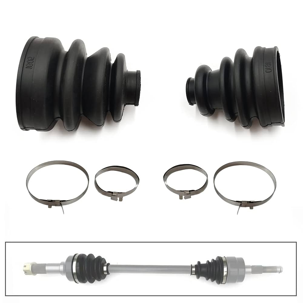 Amazon.com: QYMOTO Hisun Front Axle CV Boots,Rubber Dust