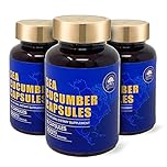 DOL Wild Caught Sea Cucumber Capsules Sea Cucumber Extract Supplement Super Natural Antioxidant, Immune Builder-90 Capsules (Three Bottles)