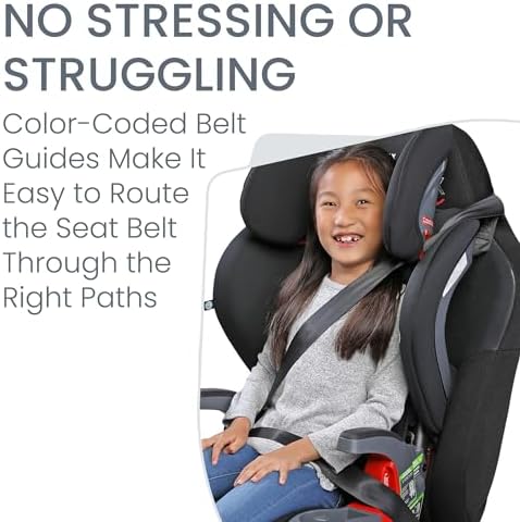 Britax Grow with You ClickTight Harness-2-Booster Car Seat, 2-in-1 High Back Booster, Black Contour - 4