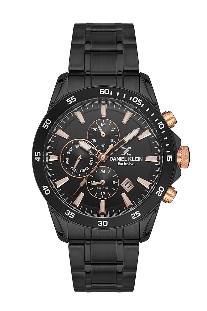 DANIEL KLEIN Analogue Black Dial Mens Watch-DK.1.13529-5 (B0CKRFYJTL) Amazon Price History, Amazon Price Tracker