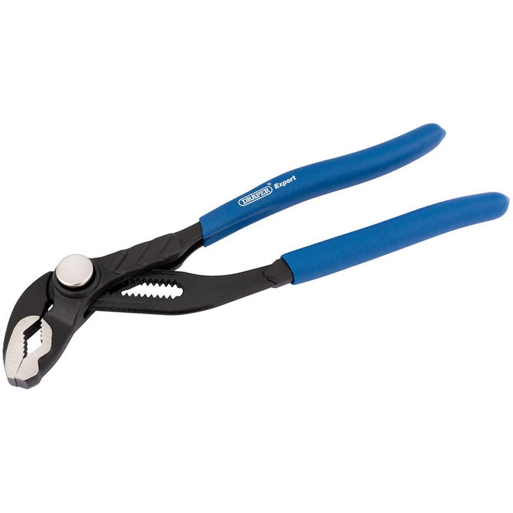 Draper Expert Push Button Heavy Duty Waterpump Pliers, 200Mm