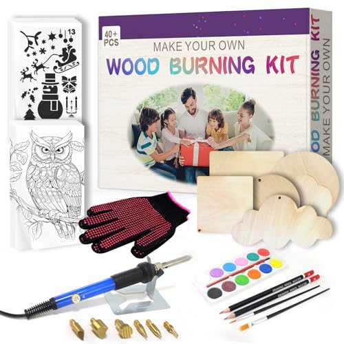 ACRSIKR Gifts for Teens 11 12 13 14 16 Years Old Teen Boys Girls Gift Arts Crafts Christmas Wood Burning Kit Tool for Teenagers