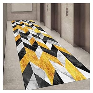 Tapijt Runner Rug 3D Geometrie Gang Carpet Non-Slip Rug Wasbaar Home Hotel Lange Tapijten Modern Gestreept Tapijt Laag…