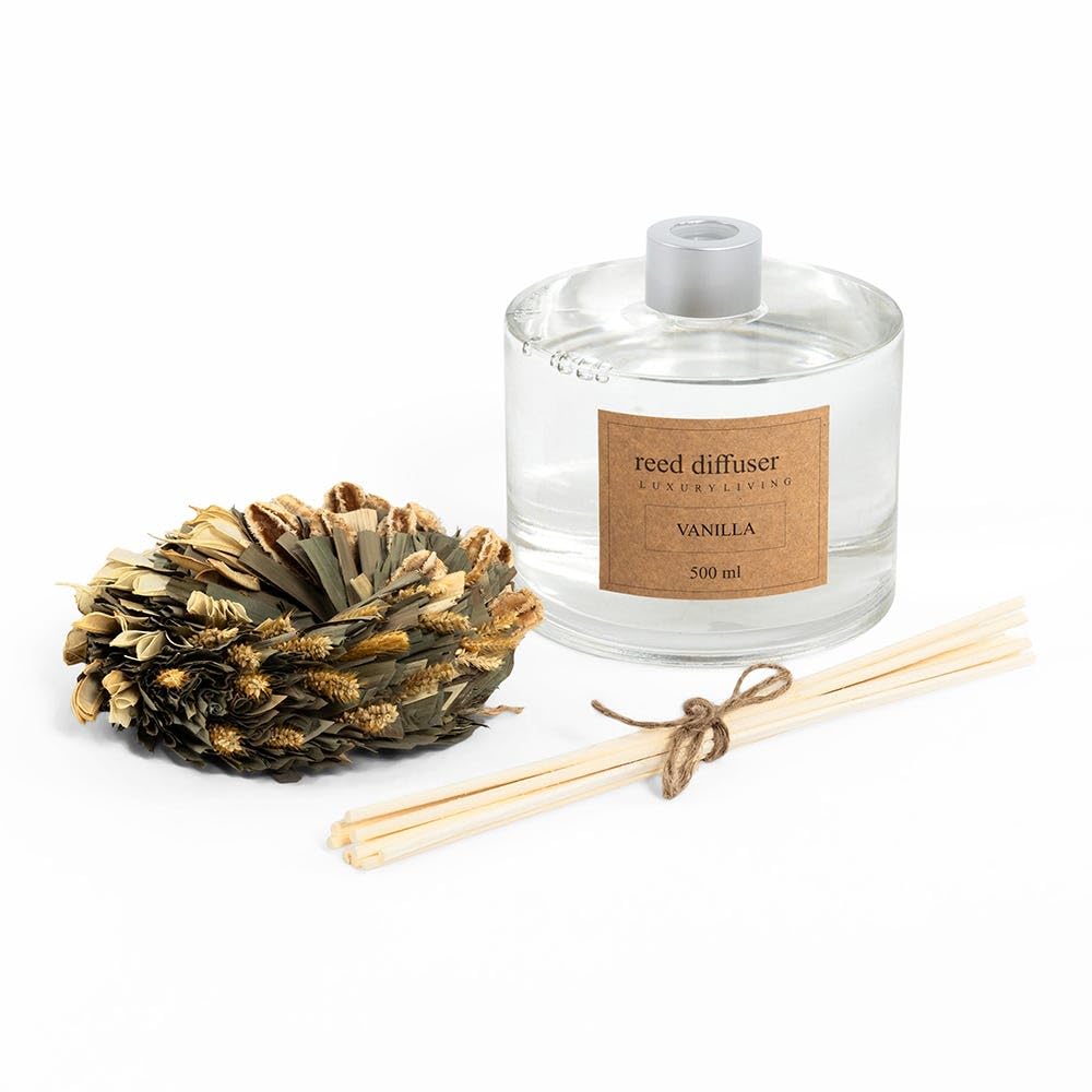 homes r us هومز أر أسMist Vanilla Reed Diff e , B own - 500 ml