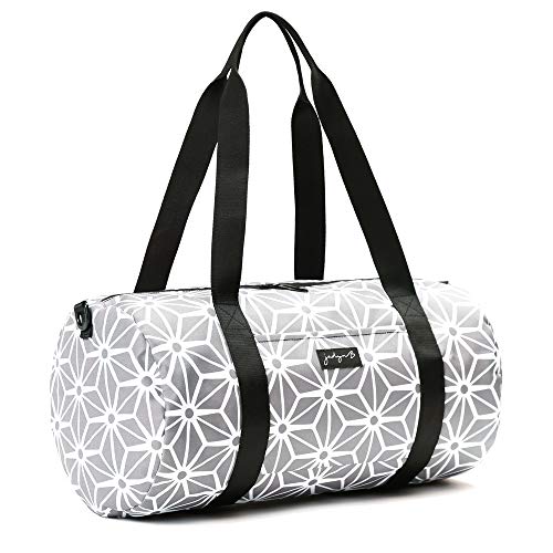 Jadyn 19” Barrel Womens Duffel/Gym/Weekender Bag (Geometric Gray)2