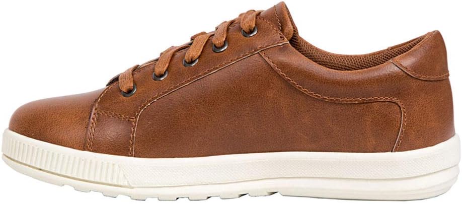 Deer Stags Boys' Kane Dress Fashion Sneaker in Dark Tan / 13 Little Kid