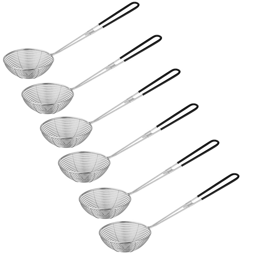 4-teiliges Edelstahl-Sieb-Set Mit Aufhängeöse – Feines Filtersieb Für Fondue, Pasta, Gemüse – Spülmaschinengeeignet & Platzsparend