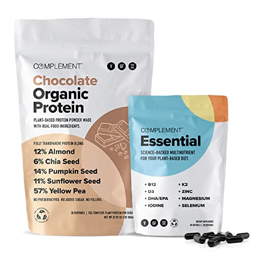 Complement Essential Vegan Multivitamin And Chocolate Protein Bundle #TOP4