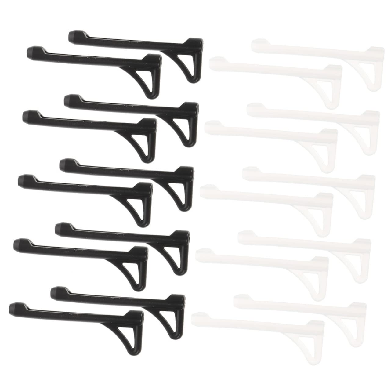 OSALADI Étui à Lunettes Anti-chute Lunettes Oreille Titulaires Porte- Antidérapants Coussin D'oreille Pour Manchon De Crochet à Gel De Silice