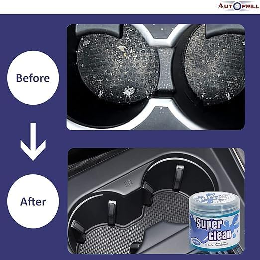 Image of Multipurpose Cleaning Gel Super Clean Gel Cleaner Kit Universal Car Interior, Keyboard, PC, Laptop, Cleaning Kit Car Cleaning Gel (Pack of 1)