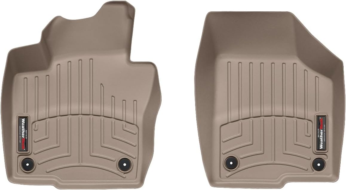 WeatherTech Custom Fit FloorLiners for VW Jetta, Jetta GLI, Beetle - 1st Row (443381), Black