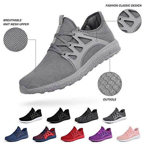 QANSI Uomo Scarpe Confortevoli da Corsa Sneakers