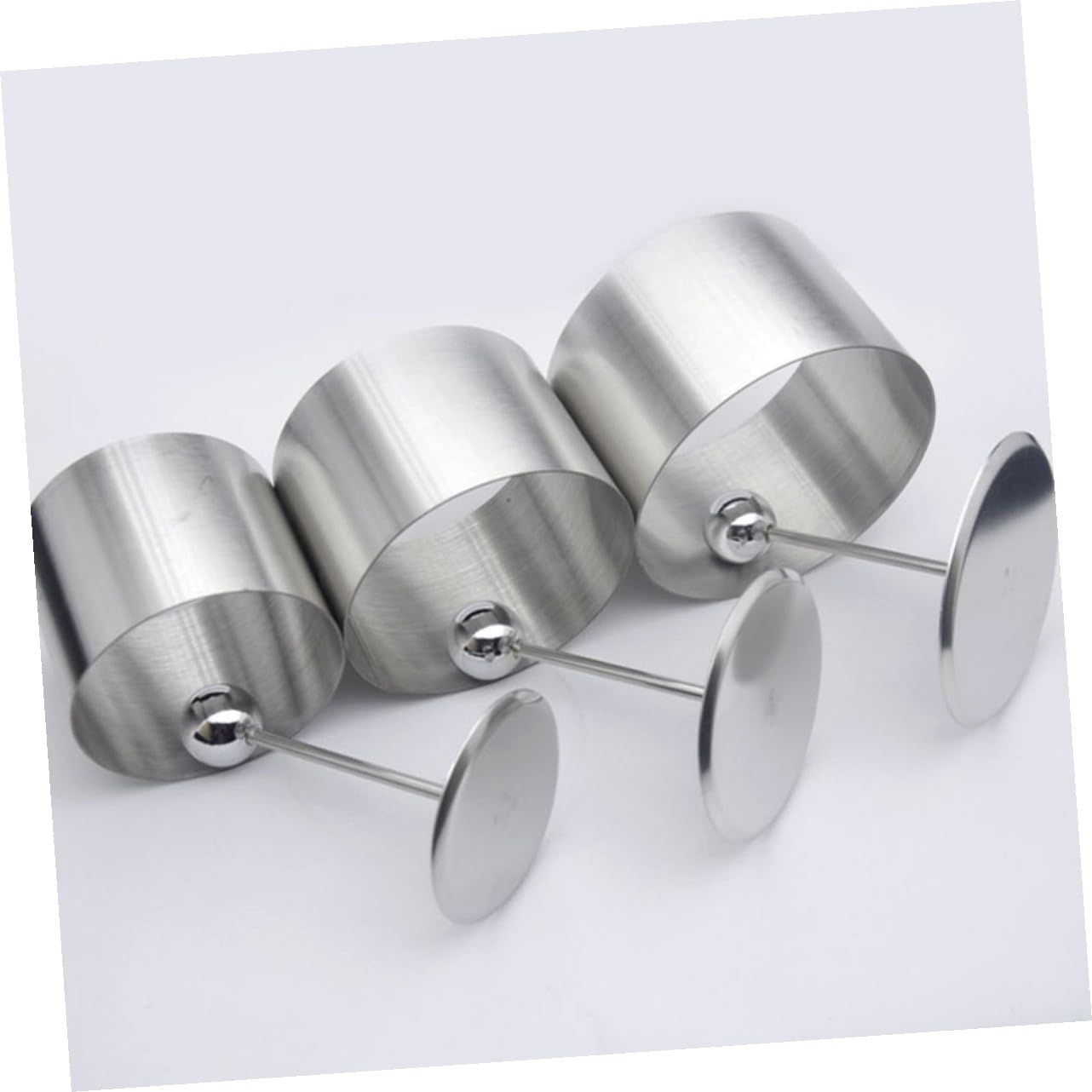 Molde Bordes Lisos de Acero Inoxidable Redondo para Platos Fríos Mantiene la Forma de Alimentos Herramienta Práctica para Cocina y Repostería