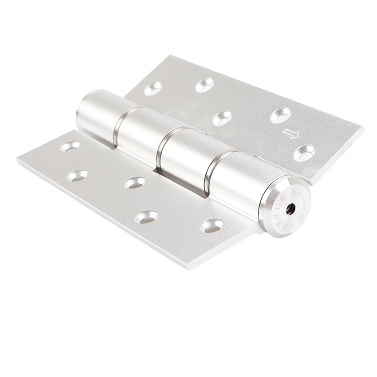 2PCS Invisible Door Hinge Damping Spring Door Hinge(Silver)