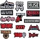 14 Stück BüGelflicken, Patches zum Aufbügeln, Flicken zum Aufbügeln,Bestickte Aufnäher Bügel Patches Band Patch für Kleidung, Jeans, T-Shirt, Textilien, Taschen, Bügelflicken
