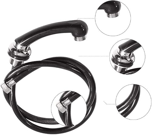 Rubinetto da parrucchiere monocomando con spruzzatore … - 5