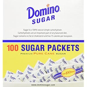 DOMINO SUGAR PACKETS – 100/ 3.54g Packs