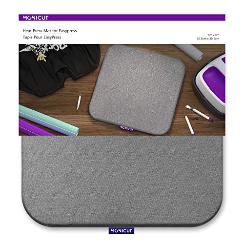 Monicut Heat Press Mat 12x12 for Cricut Easypress 2/Easypress, Heat Pressing Mat