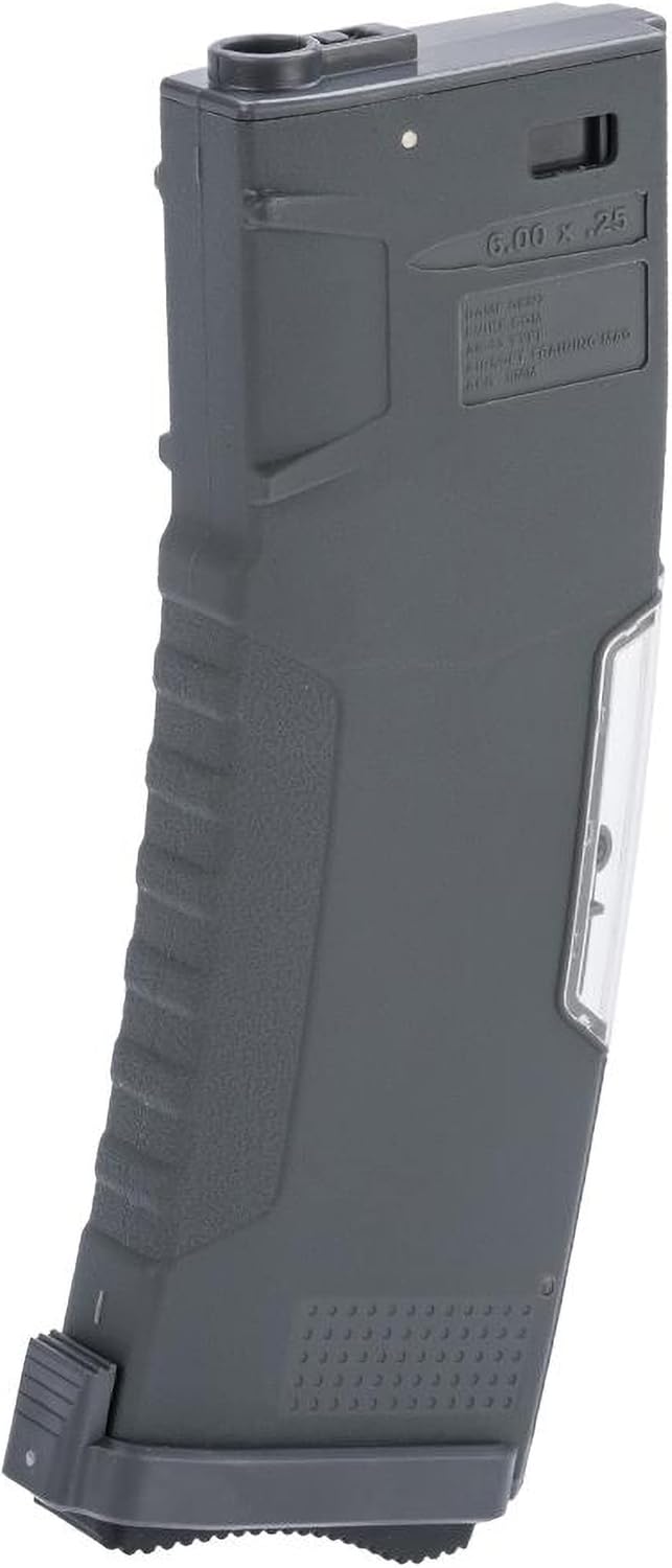 Evike Airsoft - BAMF GEN2 Polymer 190rd Mid-Cap Mag for Airsoft M4/M16 Series AEG Rifles (Model: Black/Single Mag) : Sports & Outdoors
