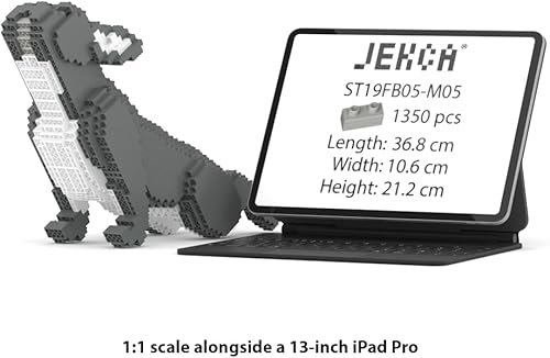 Miniatura 7 de JEKCA Bulldog francés 05S-M01  Bloques de construcción de plástico para perros  Edad 14+