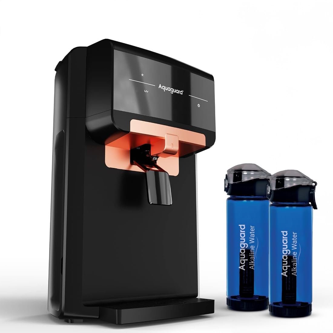 Aquaguard Eden Stainless Steel Tank 7-Stage UV+Active Copper Tech Water Purifier with 2 Complimentary Alkaline Water Bottles | Suitable only for Municipal Water (TDS <200 ppm) (B0D7PZB2GN) Amazon Price History, Amazon Price Tracker