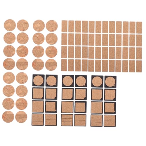 HIAKDOFT 96個 木製手書きラベルシール ?木と水松木の多様形状 名前タグ 類用ステッカー 贈り物 結婚式 誕生日ラベルに