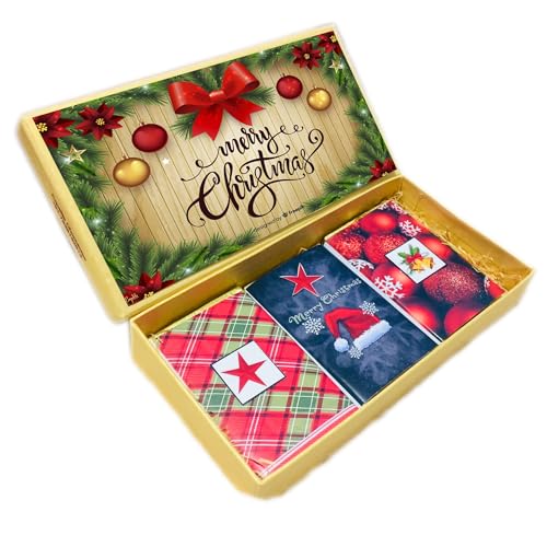Image of Expelite Beautiful Christmas Chocolate Gift boxes - 3 Pieces Merry Christmas Chocolae Gift Bars Bars (3 Units)